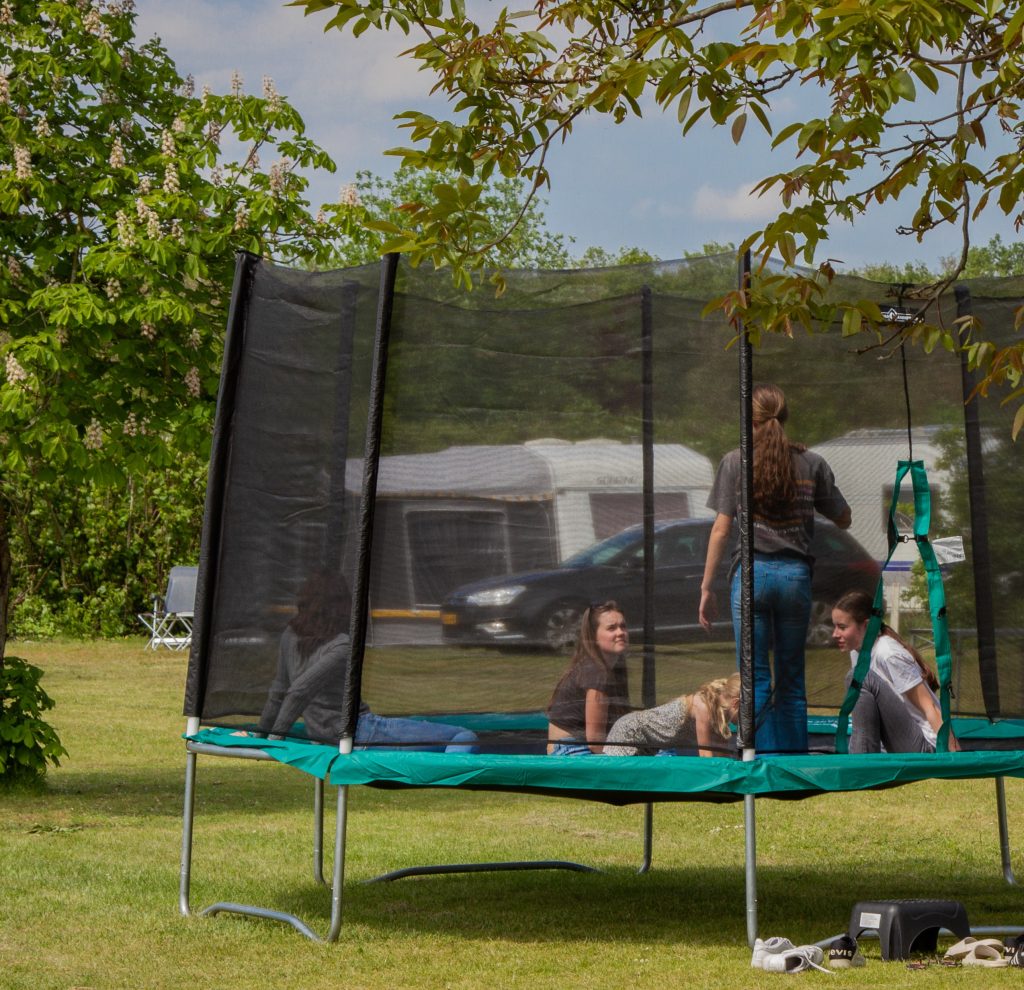 Trampoline camping